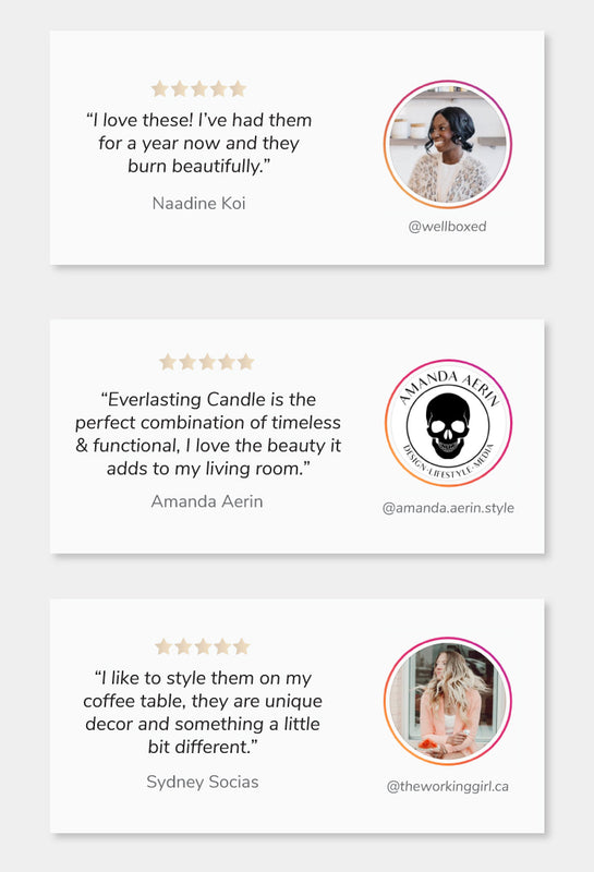 Shop Our Full Collection Everlasting Candle Co.™ Everlasting Candle